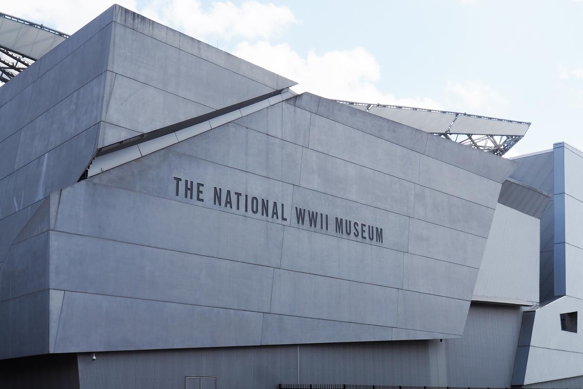 The National WWII Museum exterior in New Orleans, top historical attraction