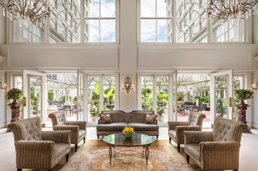 Lobby at The Ritz-Carlton, New Orleans