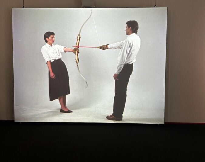 Alt Text: Contemporary art performance exhibit at Stedelijk Museum Amsterdam