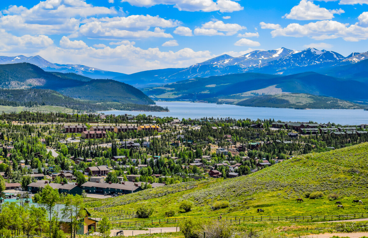 Panorama of Dillon, Colorado