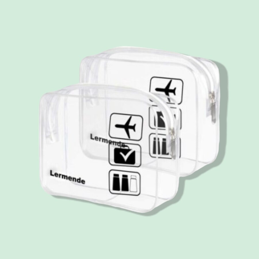 Two liquid pouch for travel
