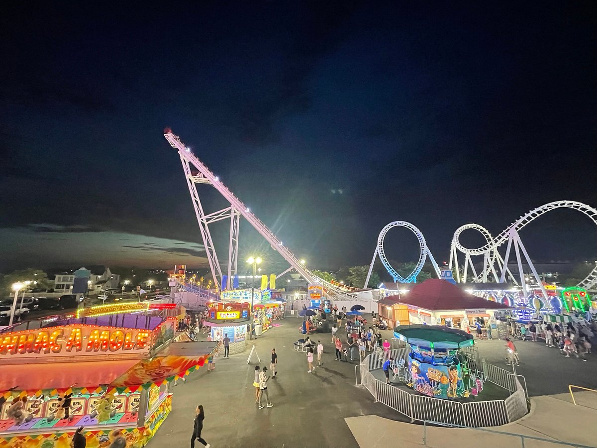 Trimper’s Rides at night in Ocean City