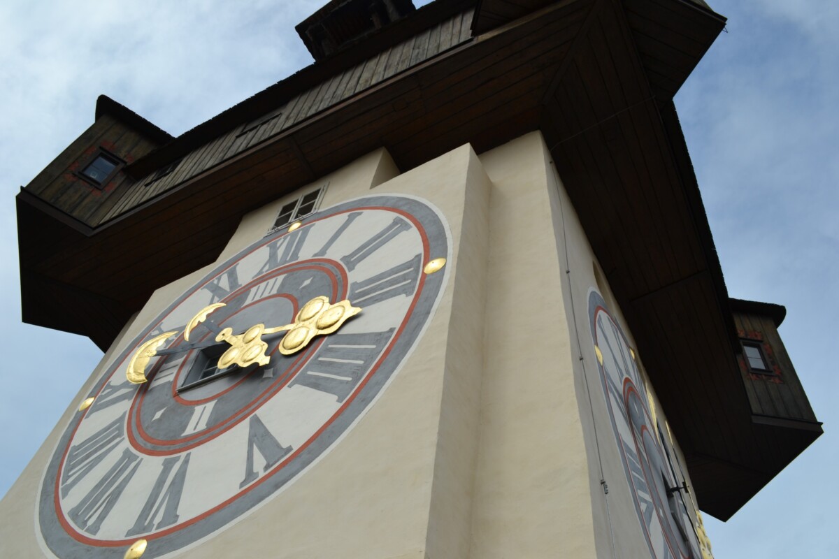 Uhrturm in Graz, Austria
