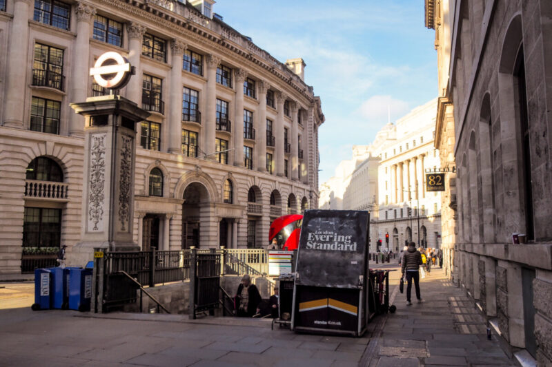 Underground Station in the City of London
