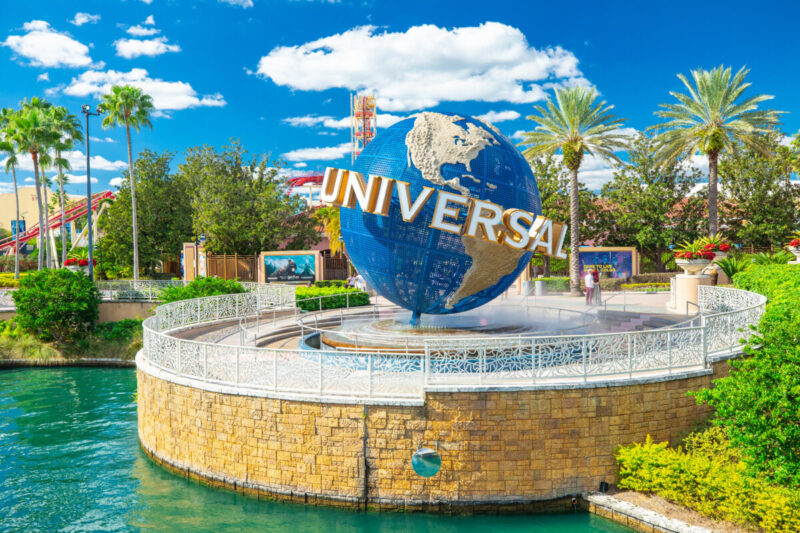 Globe at Universal Studios in Orlando, Florida