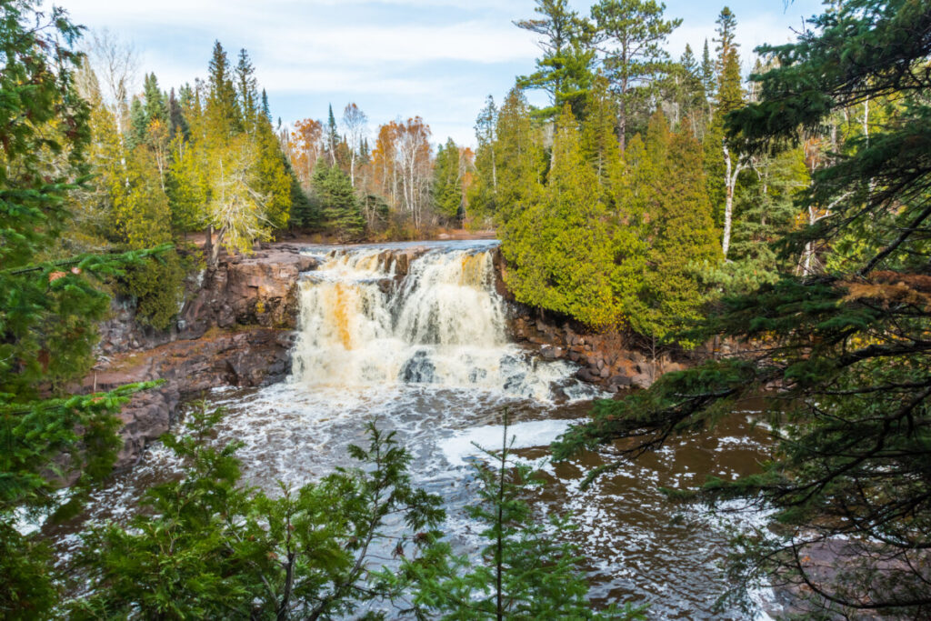 Upper Falls in Gooseberry Falls State Park, Minnesota