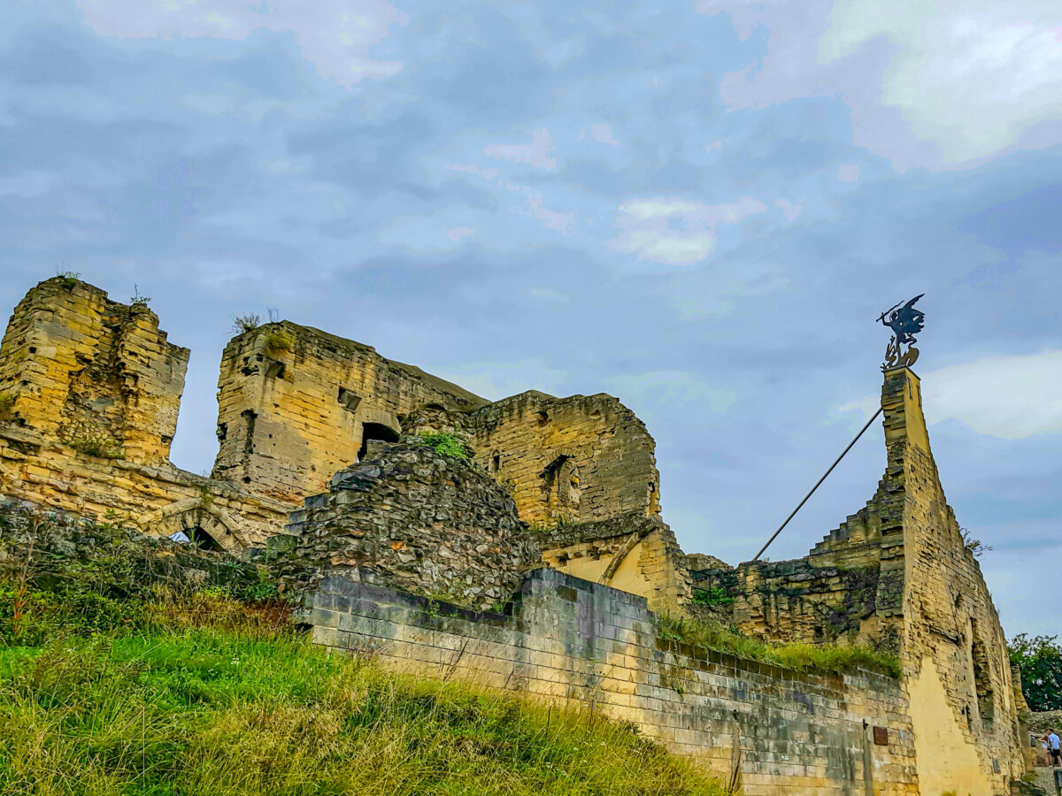 Ruins of Valkenburg Castle above the Geul Valley