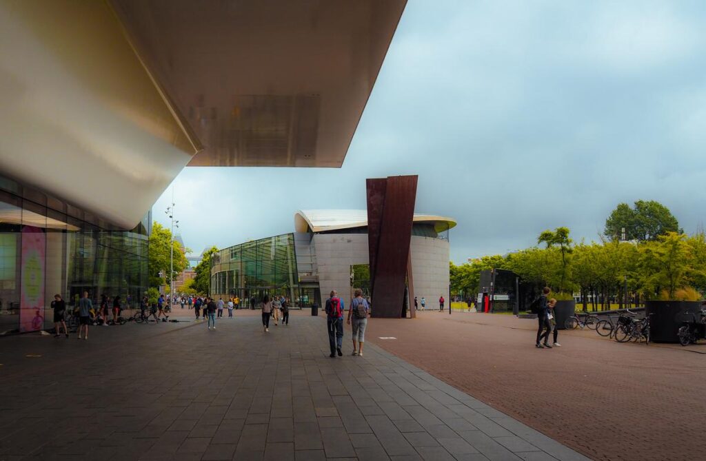 Van Gogh Museum from Stedelijk Museum, Amsterdam