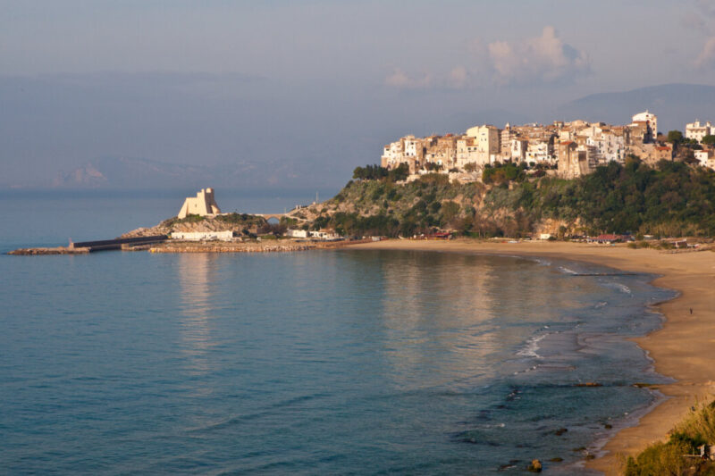 view of sperlonga lazio italy