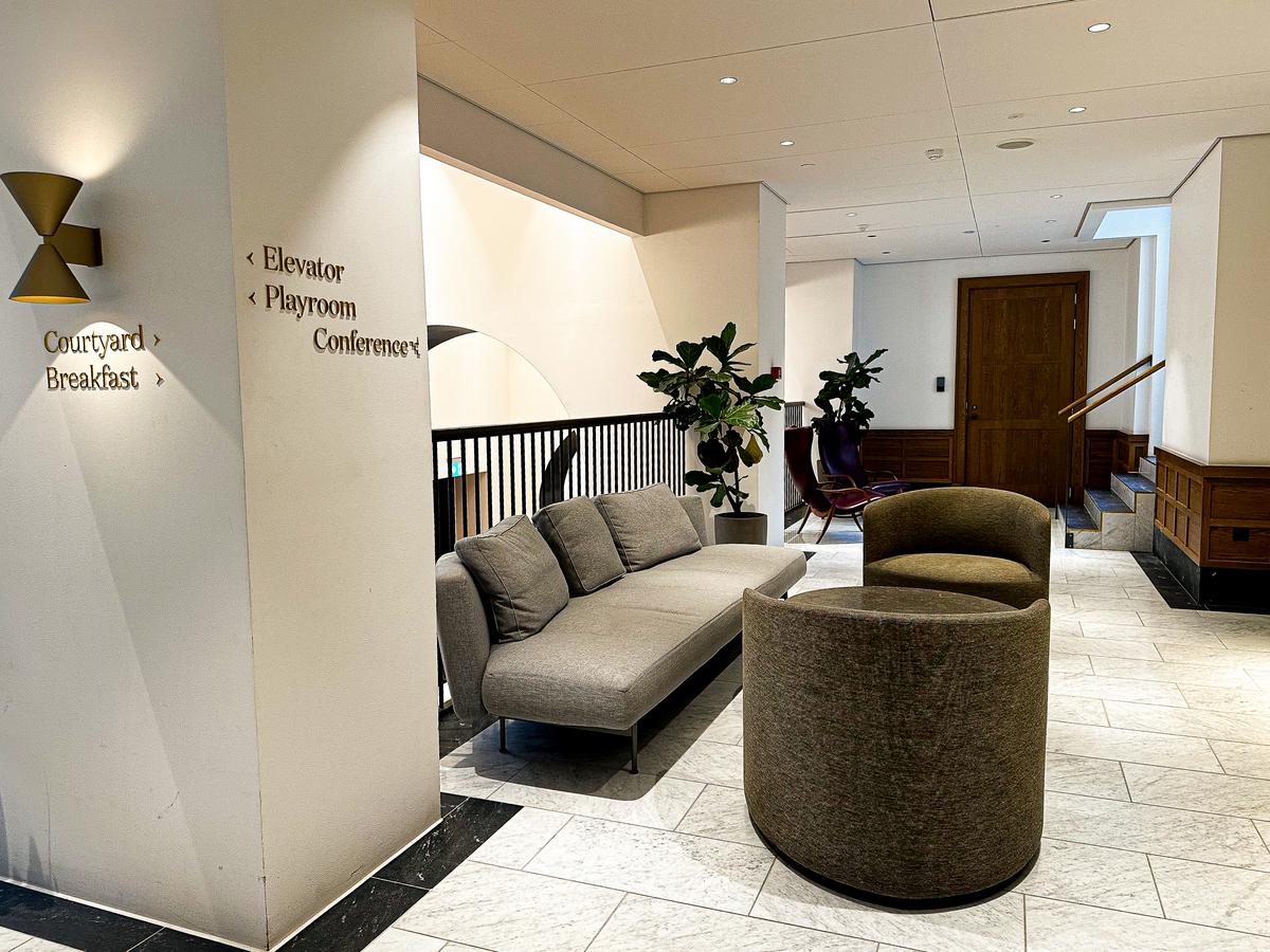Luxury interior of Villa Copenhagen lounge area