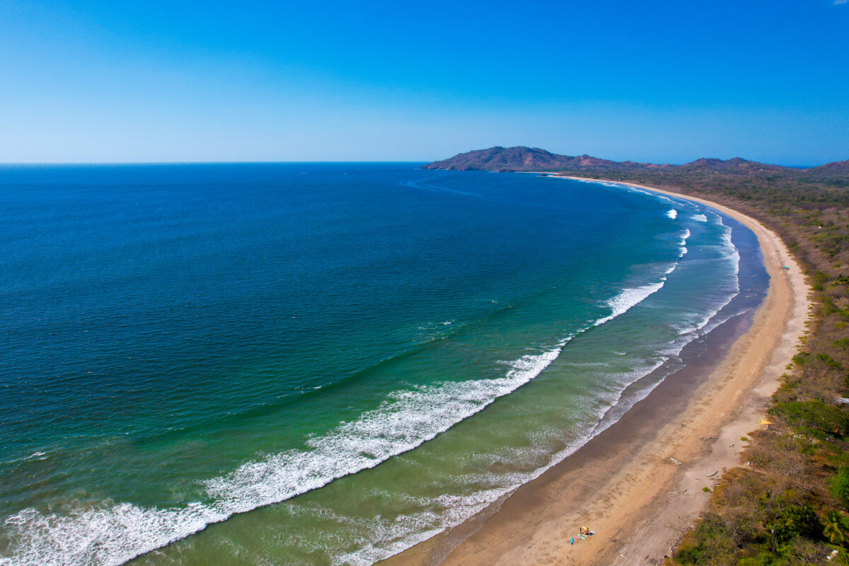 Consistent Waves along the coast of Playa Grande, Tamarindo