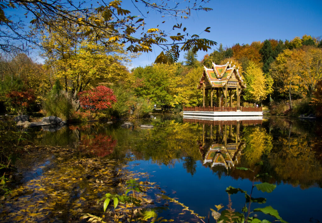 Thailändischer Tempel at Westpark in Munich, Germany
