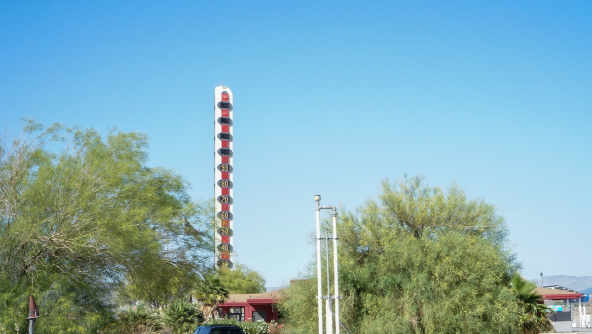 World's Tallest Thermometer in Baker, California