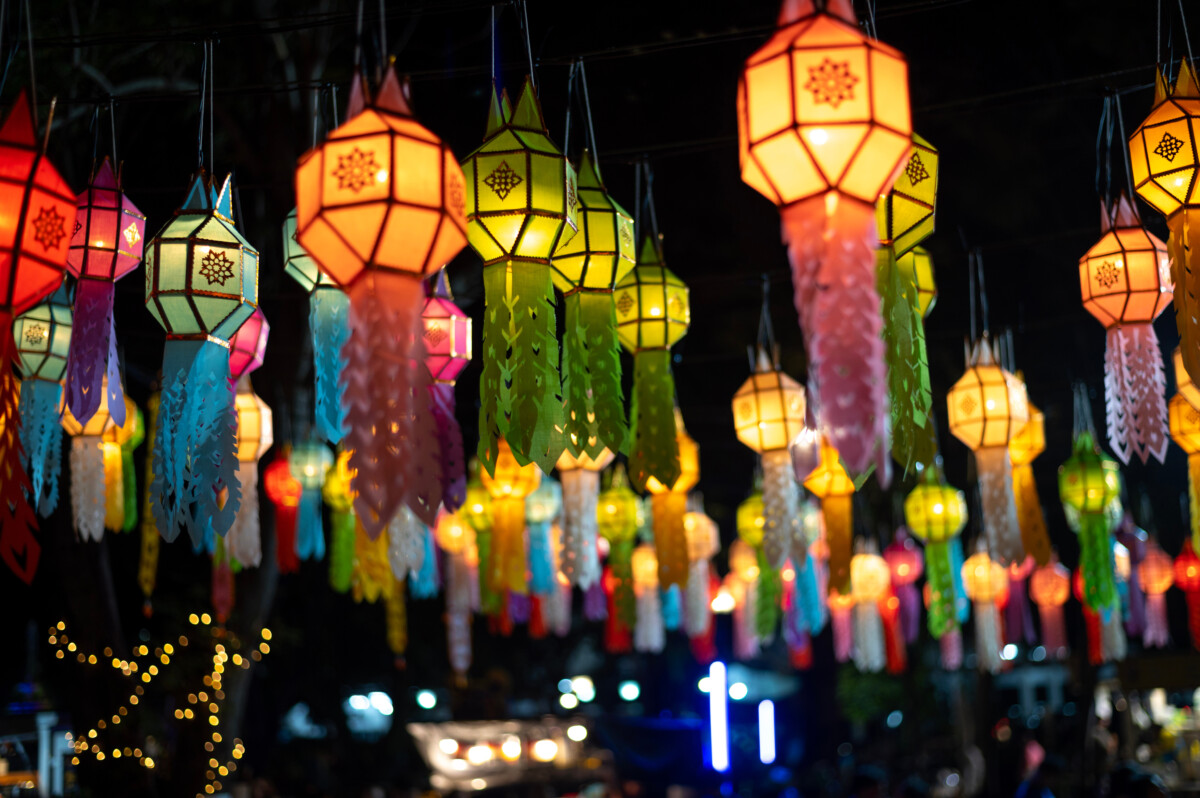 North Thailand annual Yi Peng Lantern Festival