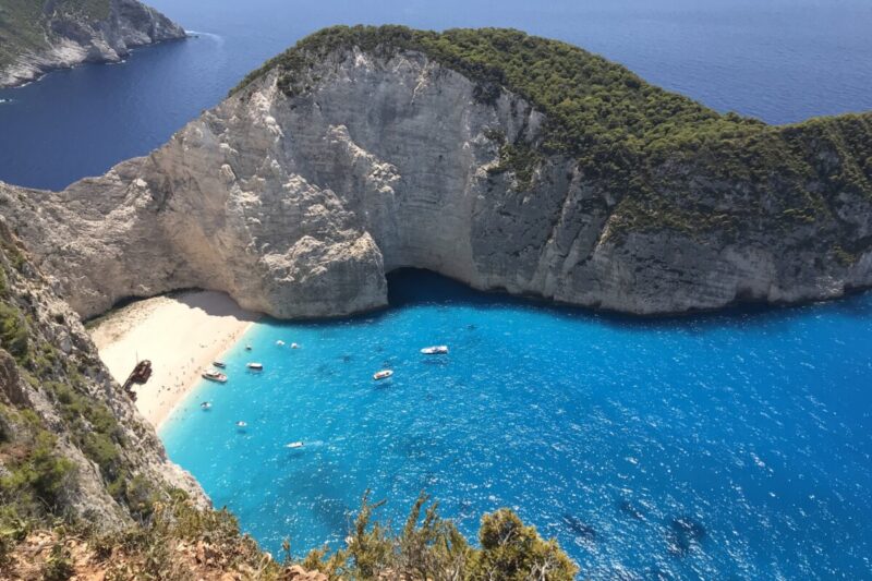Aerial View of Zakynthos Ionian Islands